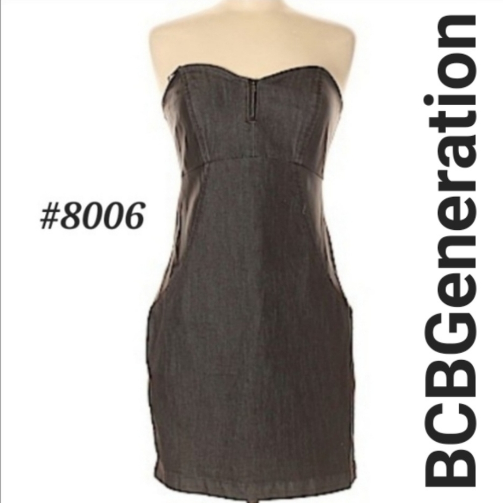 BCBGeneration NWT black dress vegan leather 🤍Med